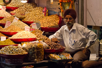 Der Spice-Market in Old Delhi