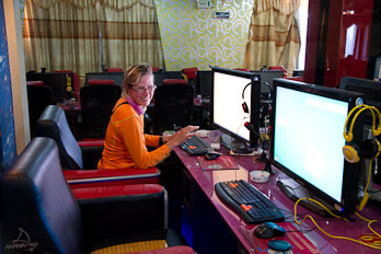 Internet-Café in Shigatse